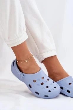 Boto Klapki Basenowe|Klapki Damskie Klasyczne*Klapki Damskie Piankowe LEMIGO 806 e Niebieski