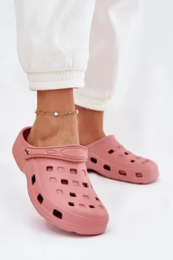 Boto Klapki Basenowe|Klapki Damskie Klasyczne*Klapki Damskie Piankowe LEMIGO 806 Różowe Różowy