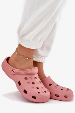 Boto Klapki Basenowe|Klapki Damskie Klasyczne*Klapki Damskie Piankowe LEMIGO 806 Różowe Różowy