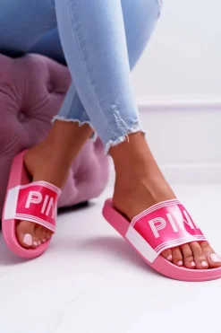 Boto Klapki Damskie Klasyczne*Klapki Damskie Różowe Vrita