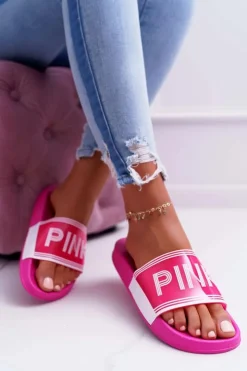 Hot Boto Klapki Damskie Różowe Vrita