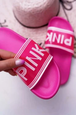 Hot Boto Klapki Damskie Różowe Vrita