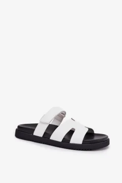 Buty damskie Vinceza Klapki Na Platformie|Klapki Damskie Klasyczne*Klapki Damskie Z Rzepem Vinceza 17401 Białe Biały