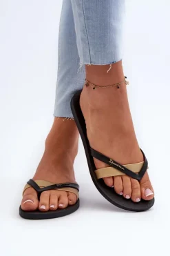 Damskie Ipanema Klapki Japonki Damskie 81805 Kirei Fem Czarne