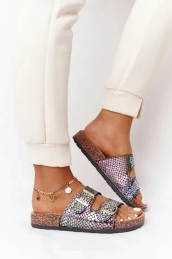 Boto Klapki Korkowe|Klapki Damskie Klasyczne*Klapki Na Korkowej Podeszwie Czarne Boa