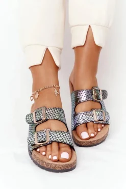 Boto Klapki Korkowe|Klapki Damskie Klasyczne*Klapki Na Korkowej Podeszwie Czarne Boa