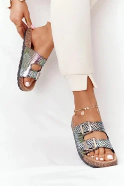 Boto Klapki Korkowe|Klapki Damskie Klasyczne*Klapki Na Korkowej Podeszwie Czarne Boa