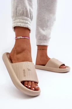 Online Boto Klapki Piankowe Damskie Lekkie Beżowe Fenicva