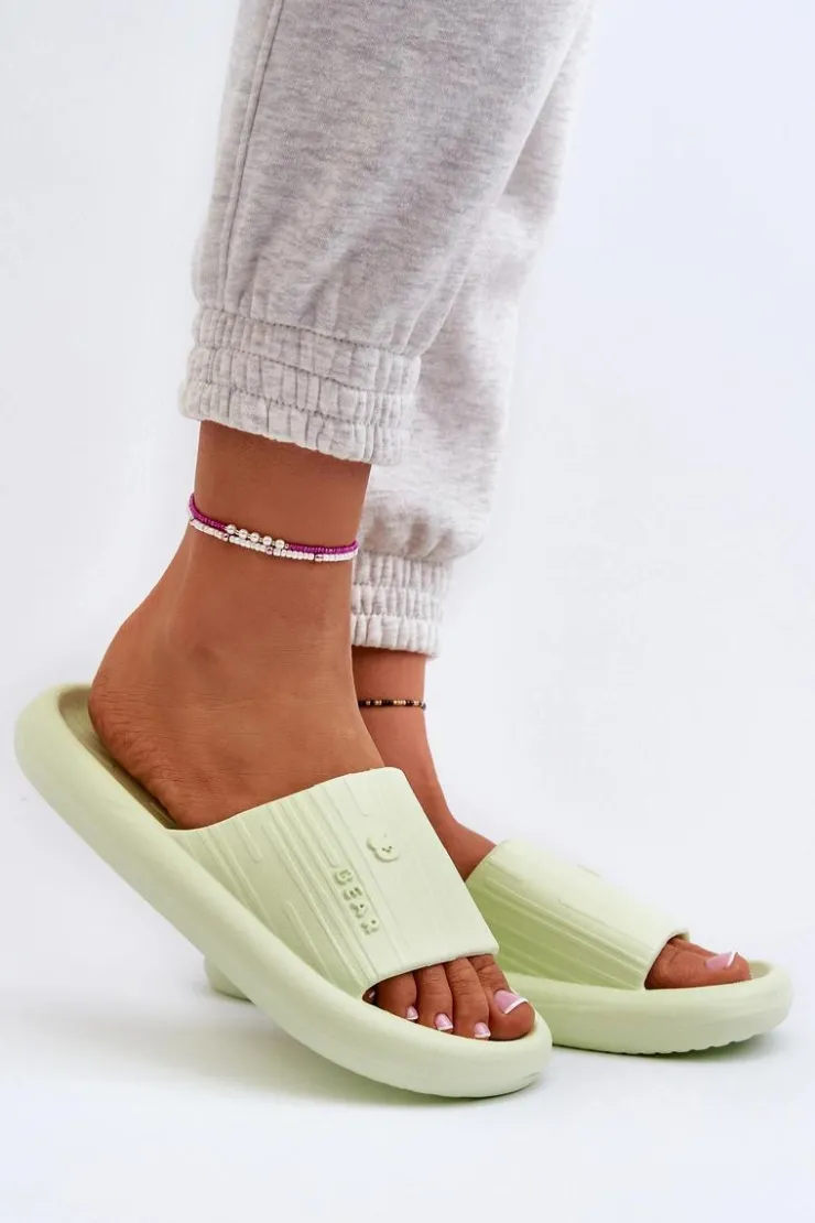 Boto Klapki Basenowe|Klapki Damskie Klasyczne*Klapki Piankowe Damskie Lekkie Zielone Fenicva Zielony