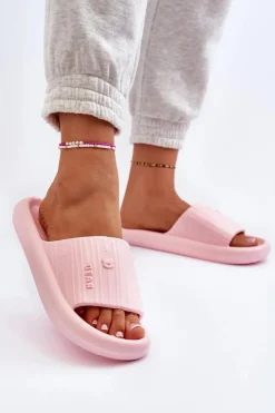 Damskie Boto Klapki Piankowe Damskie Lekkie Różowe Fenicva