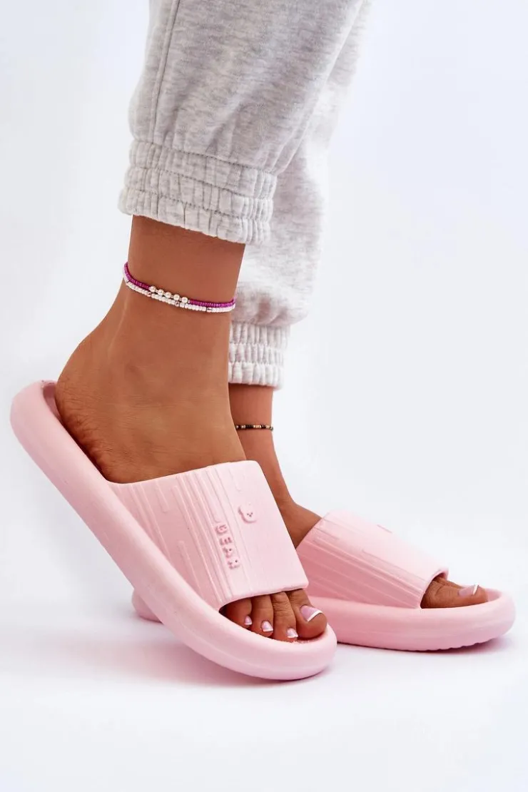 Damskie Boto Klapki Piankowe Damskie Lekkie Różowe Fenicva