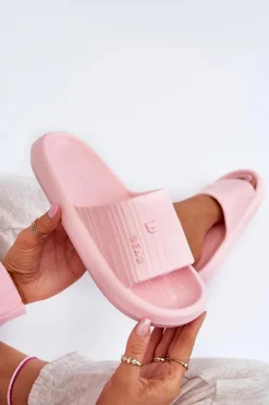 Damskie Boto Klapki Piankowe Damskie Lekkie Różowe Fenicva