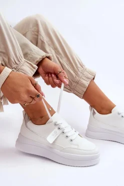 Boto Buty Sportowe Na Platformie|Sneakersy Damskie*Klasyczne Damskie Buty Sportowe Białe Ronesha