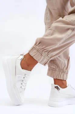 Boto Buty Sportowe Na Platformie|Sneakersy Damskie*Klasyczne Damskie Buty Sportowe Białe Ronesha