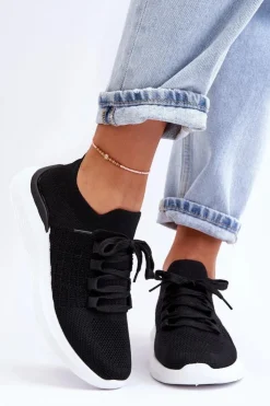 Boto Buty Sportowe Na Platformie|Sneakersy Damskie*Klasyczne Damskie Buty Sportowe Czarne Nikilla