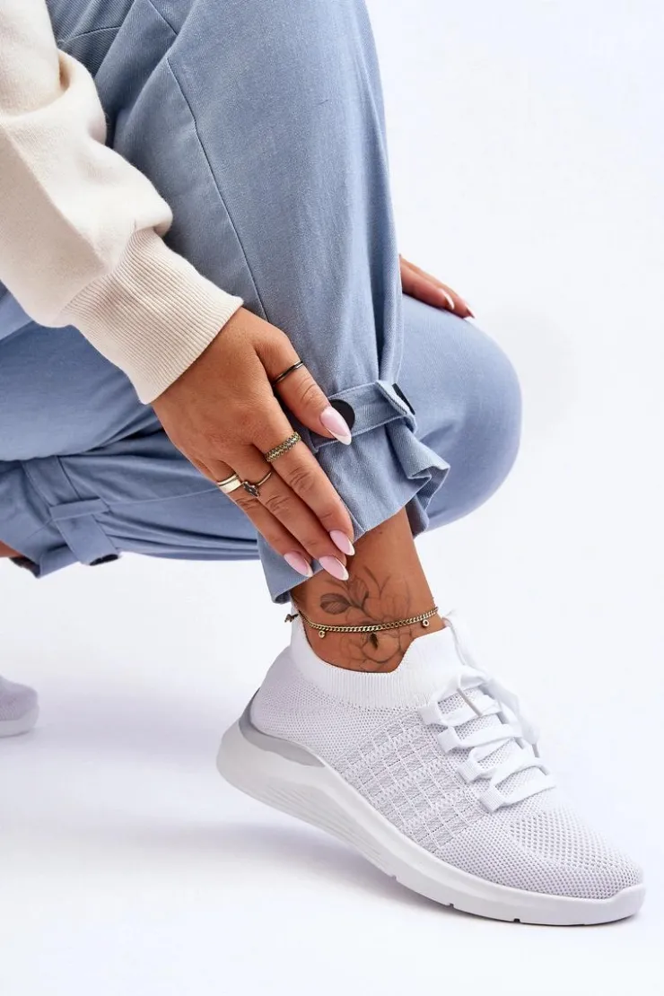 Online Boto Klasyczne Damskie Buty Sportowe Białe Nikilla