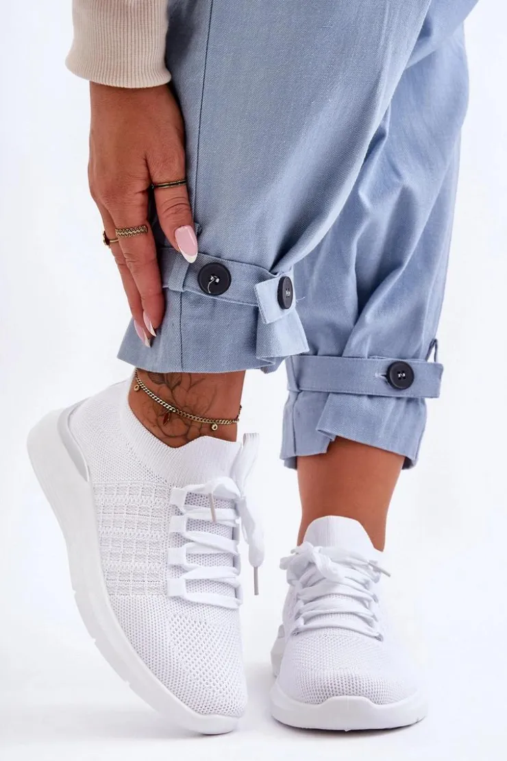 Online Boto Klasyczne Damskie Buty Sportowe Białe Nikilla