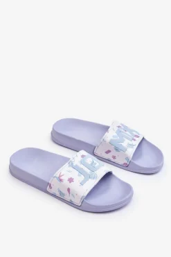 Boto Klapki Sportowe|Klapki Basenowe*Klasyczne Damskie Klapki Niebieskie Jomix