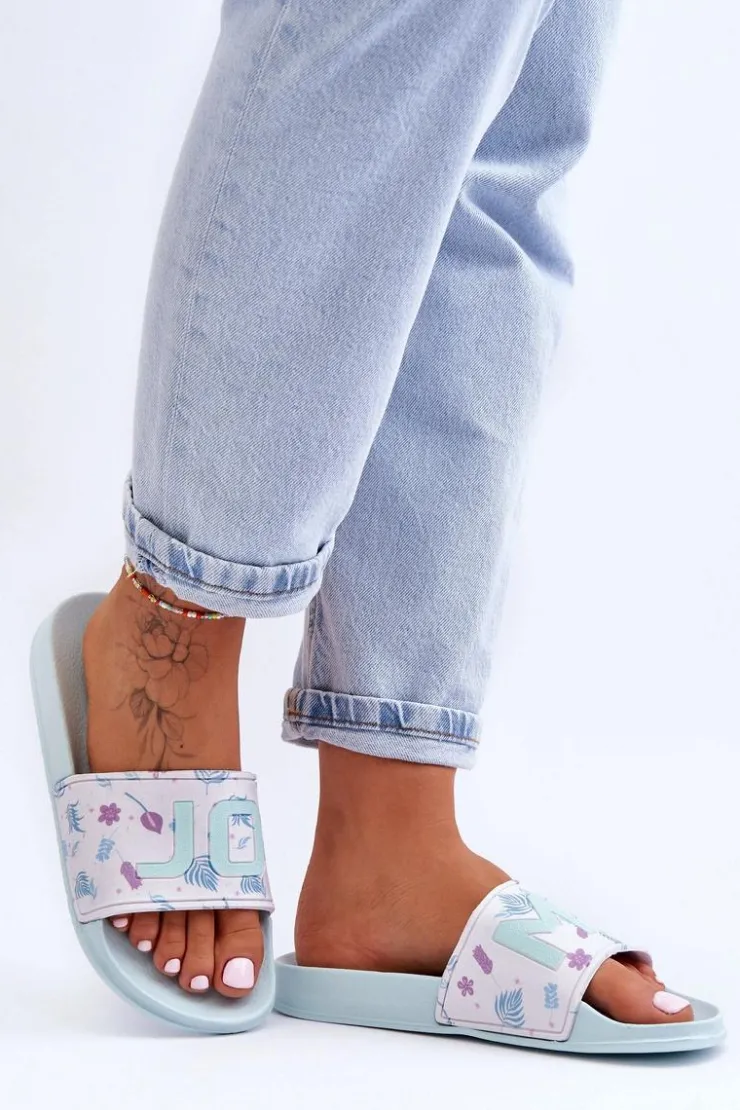 Hot Boto Klasyczne Damskie Klapki Jasnozielone Jomix