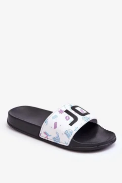 Damskie Boto Klasyczne Damskie Klapki Czarne Jomix