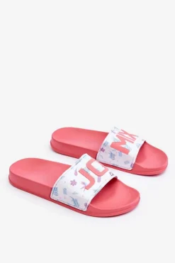 Discount Boto Klasyczne Damskie Klapki Różowe Jomix