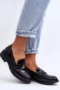 Best Boto Klasyczne Damskie Mokasyny Czarne Faradays