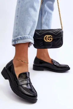 Best Boto Klasyczne Damskie Mokasyny Czarne Faradays