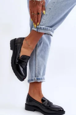 Best Boto Klasyczne Damskie Mokasyny Czarne Faradays