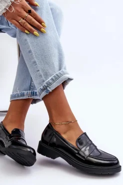 Best Boto Klasyczne Damskie Mokasyny Czarne Faradays