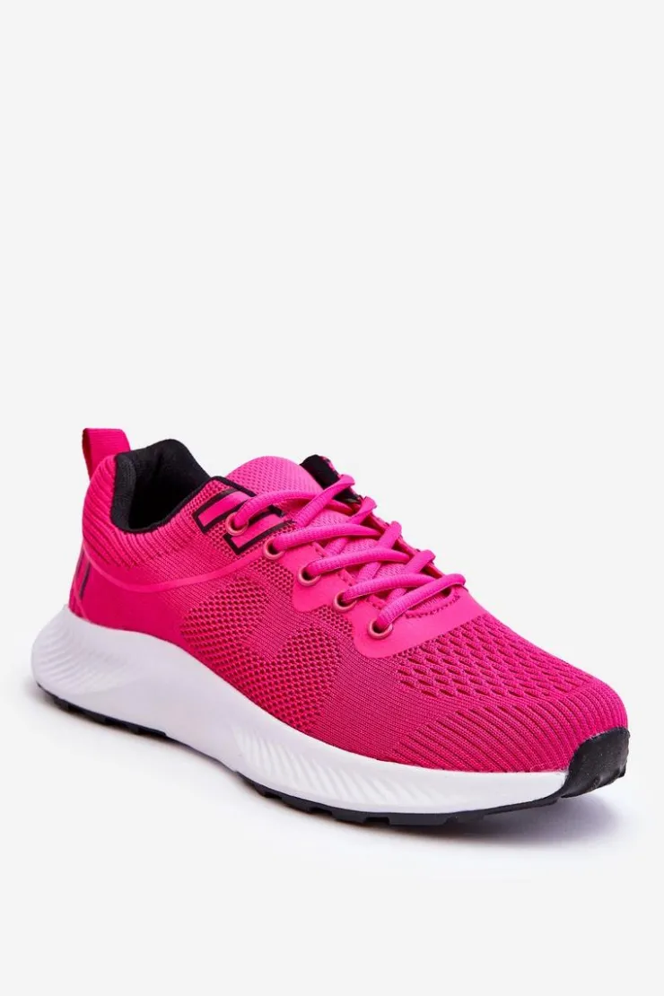 Boto Buty Sportowe Na Platformie|Sneakersy Damskie*Klasyczne Damskie Sportowe Buty Sznurowane Fuksja Darla