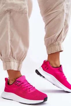 Boto Buty Sportowe Na Platformie|Sneakersy Damskie*Klasyczne Damskie Sportowe Buty Sznurowane Fuksja Darla