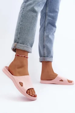 Sale Boto Klasyczne Klapki Damskie Różowe Juniria Różowy