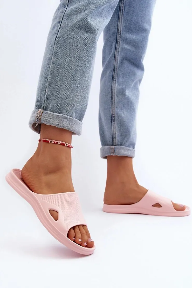 Sale Boto Klasyczne Klapki Damskie Różowe Juniria Różowy