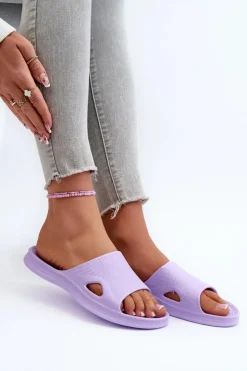 Damskie Boto Klasyczne Klapki Damskie Fioletowe Juniria