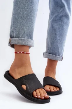 Damskie Boto Klasyczne Klapki Damskie Czarne Juniria