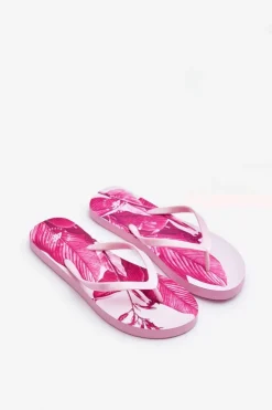 Damskie 4F Klasyczne Klapki Japonki SS23FFLIF060-54S Różowe