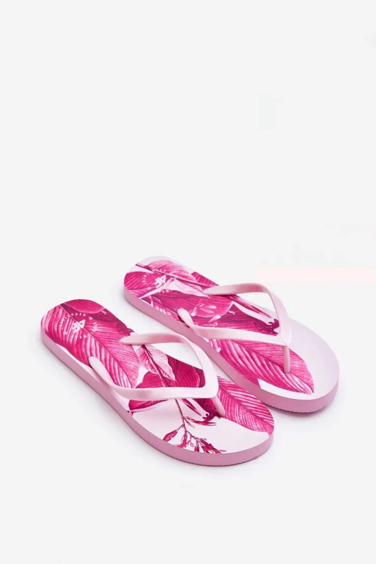 Damskie 4F Klasyczne Klapki Japonki SS23FFLIF060-54S Różowe