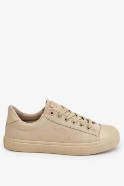 Best Big Star Shoes Klasyczne Niskie Trampki Big Star LL274094 Beżowe