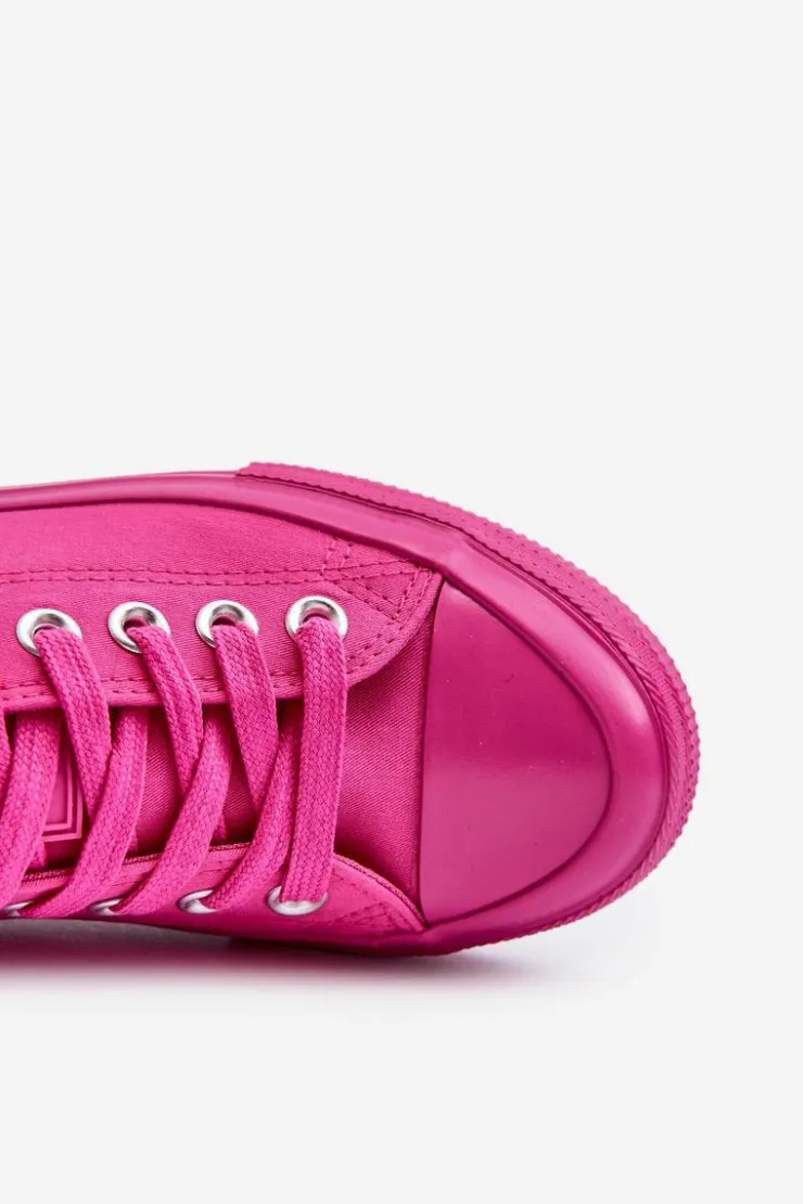 Online Big Star Shoes Klasyczne Trampki Damskie Big Star NN274290 Fuksja Różowy