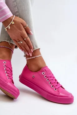 Online Big Star Shoes Klasyczne Trampki Damskie Big Star NN274290 Fuksja Różowy