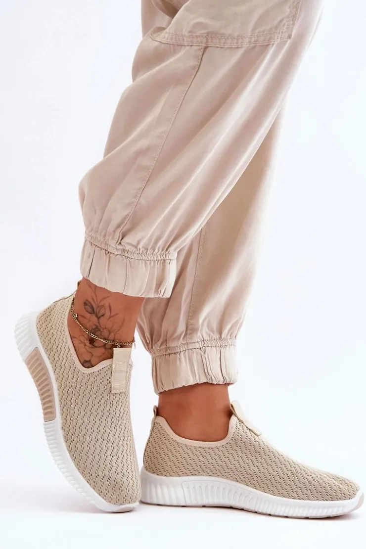 Damskie Boto Klasyczne Wsuwane Buty Sportowe Beżowe Frankie