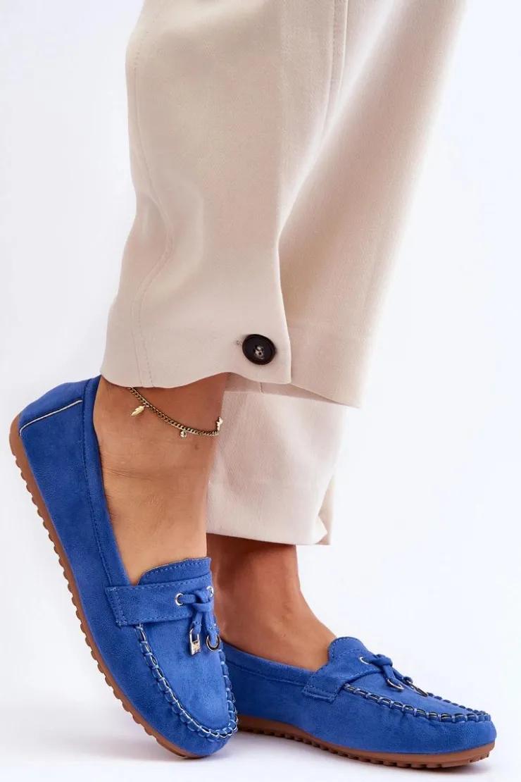 Damskie Boto Klasyczne Zamszowe Mokasyny e Good Time