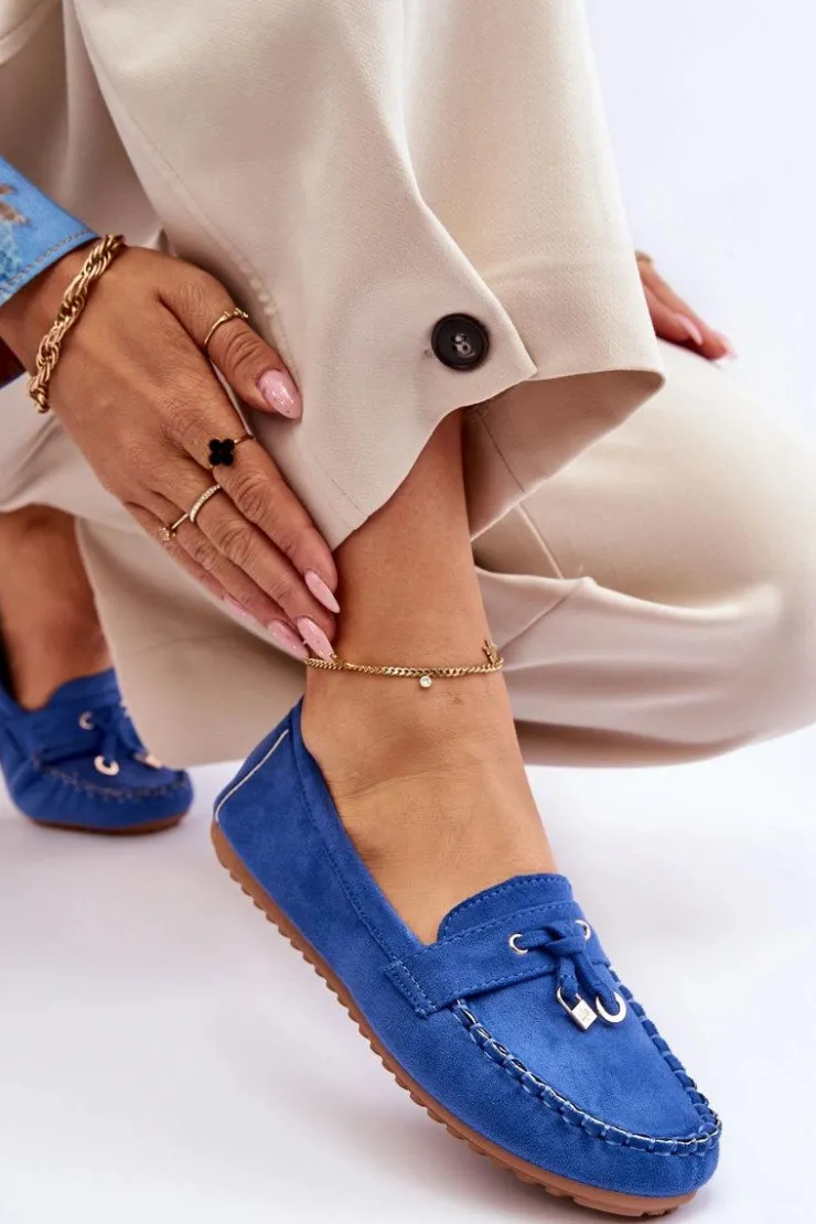 Damskie Boto Klasyczne Zamszowe Mokasyny e Good Time