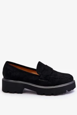 Buty damskie Vinceza Mokasyny Damskie Zamszowe*Klasyczne Zamszowe Półbuty Mokasyny Czarne Corrin