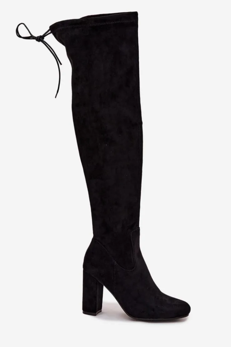 Boto Kozaki Na Słupku|Kozaki Za Kolano*Kozaki Damskie Na Słupku Czarne Xamarin Czarny