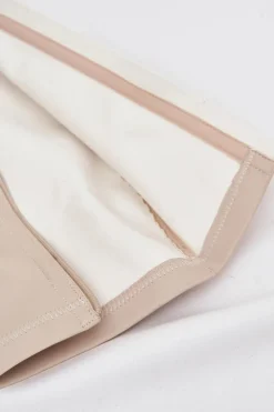 Damskie Boto Kozaki Damskie Na Słupku I Platformie Jasnobeżowe Yavira