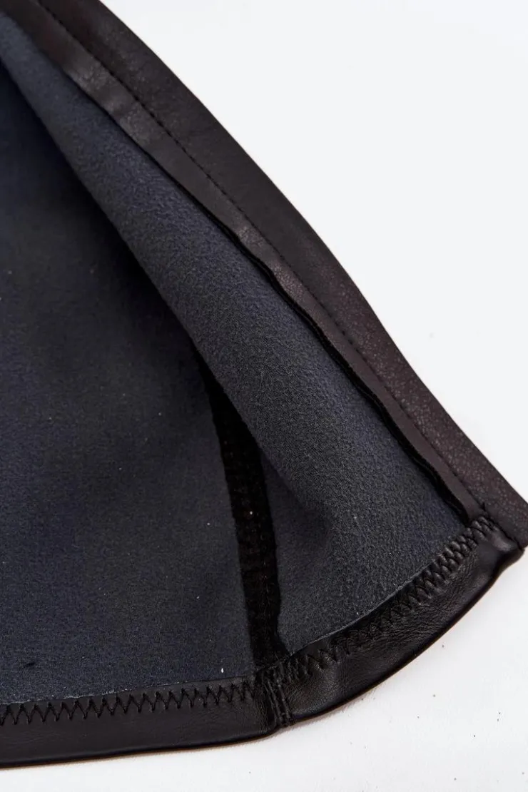 Damskie Boto Kozaki Damskie Z Eko Skóry Czarne Oceana