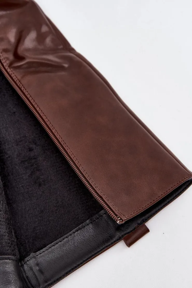 Boto Kozaki Przed Kolano|Kozaki Na Obcasie*Kozaki Oficerki Damskie Na Niskim Obcasie Ocieplane Brązowe Averna Brązowy