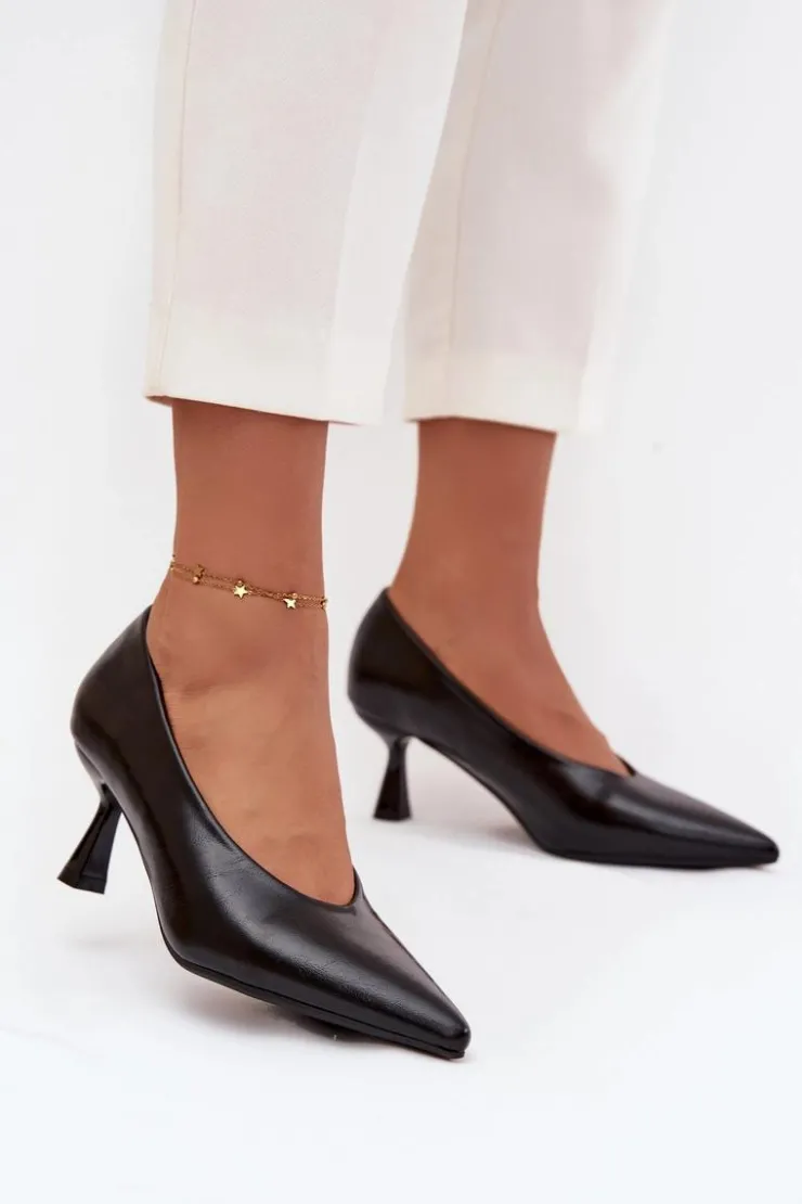 Boto Szpilki Lakierowane|Czółenka Klasyczne*Lakierowane Czółenka Na Szpilce Czarne Gavrielle Czarny