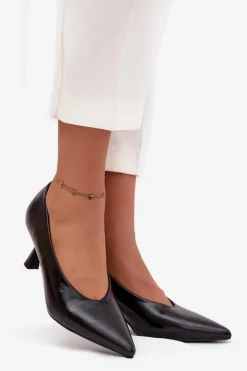 Boto Szpilki Lakierowane|Czółenka Klasyczne*Lakierowane Czółenka Na Szpilce Czarne Gavrielle Czarny